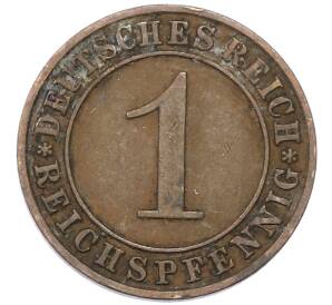 1 рейхспфенниг 1928 года A Германия — Фото №2