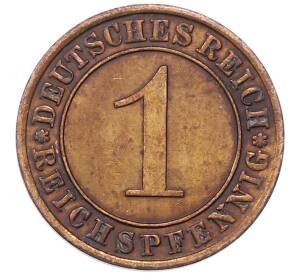 1 рейхспфенниг 1931 года A Германия — Фото №2