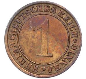 1 рейхспфенниг 1931 года A Германия — Фото №2