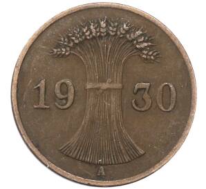 1 рейхспфенниг 1930 года A Германия — Фото №1