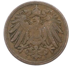 1 пфенниг 1899 года J Германия — Фото №2