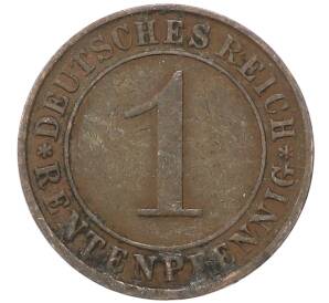 1 рентенпфенниг 1924 года A Германия — Фото №2