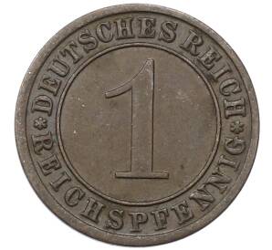 1 рейхспфенниг 1931 года A Германия — Фото №2