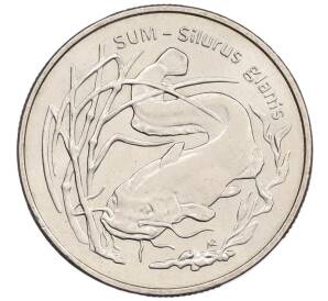 2 злотых 1995 года Польша «Всемирная природа — Сом» — Фото №1
