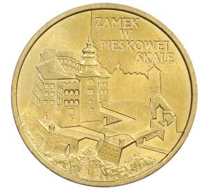 2 злотых 1997 года Польша «Замки и дворцы Польши — Замок Песковая Скала» — Фото №1