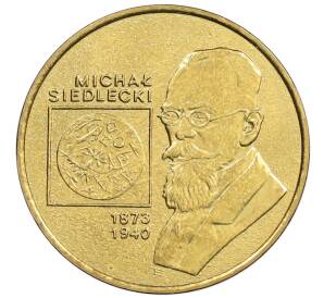 2 злотых 2001 года Польша «Польские путешественники — Михал Седлецкий» — Фото №1