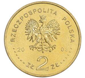 2 злотых 2003 года Польша «750 лет городу Познань» — Фото №2