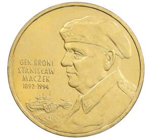 2 злотых 2003 года Польша «Генерал Станислав Мачек» — Фото №1