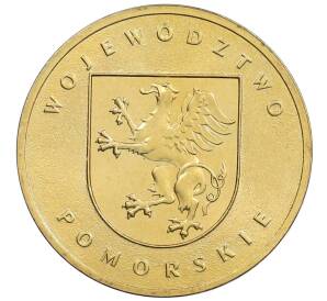 2 злотых 2004 года Польша «Регионы Польши — Поморское воеводство» — Фото №1