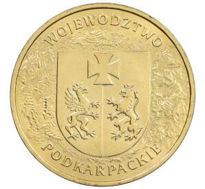 2 злотых 2004 года Польша «Регионы Польши — Подкарпатское воеводство» — Фото №1