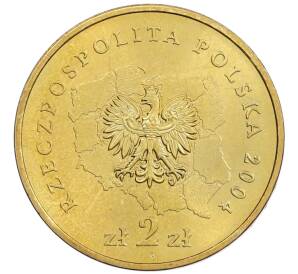 2 злотых 2004 года Польша «Регионы Польши — Мазовецкое воеводство» — Фото №2