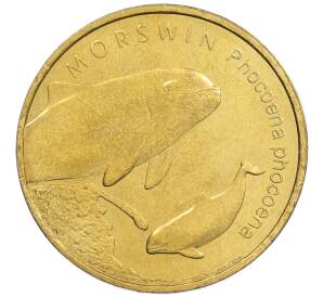 2 злотых 2004 года Польша «Всемирная природа — Морская свинья» — Фото №1