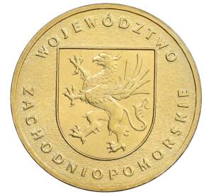 2 злотых 2005 года Польша «Регионы Польши — Западно-Поморское воеводство» — Фото №1