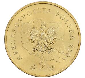 2 злотых 2005 года Польша «Регионы Польши — Западно-Поморское воеводство» — Фото №2