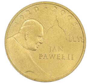 2 злотых 2005 года Польша «Папа римский Иоанн Павел II» — Фото №1