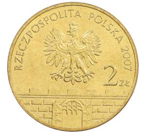 2 злотых 2007 года Польша «Древние города Польши — Плоцк» — Фото №2