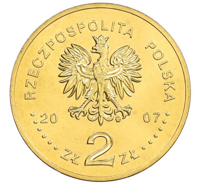 Монета 2 злотых 2007 года Польша «75 лет взлому шифровальной машины Энигма» (Артикул: M2-89226) — Фото №2