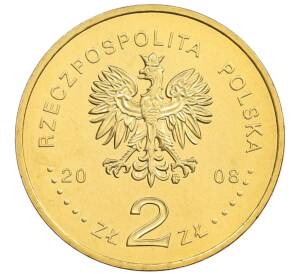 2 злотых 2008 года Польша «Польские путешественники — Бронислав Пилсудский» — Фото №2