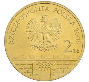 2 злотых 2008 года Польша «Древние города Польши — Лович» — Фото №2