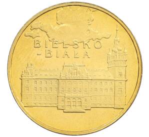 2 злотых 2008 года Польша «Древние города Польши — Бельско-Бяла» — Фото №1