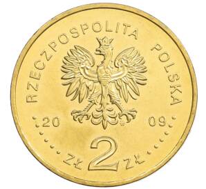 2 злотых 2009 года Польша «90 лет Верховной контрольной палате» — Фото №2