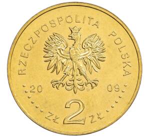 2 злотых 2009 года Польша «100 лет поисково-спасательной службы в Татрах» — Фото №2