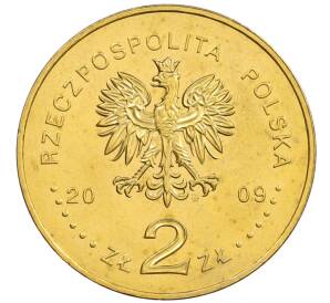 2 злотых 2009 года Польша «70 лет польскому подпольному движению» — Фото №2