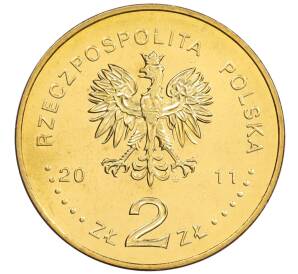 2 злотых 2011 года Польша «Беатификации Папы Римского Иоанна Павла II» — Фото №2