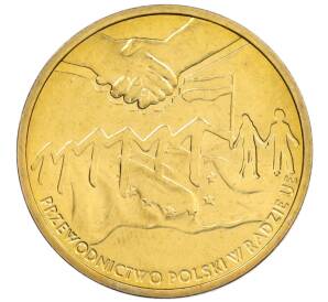 2 злотых 2011 года Польша «Председательство Польши в Совете Евросоюза» — Фото №1