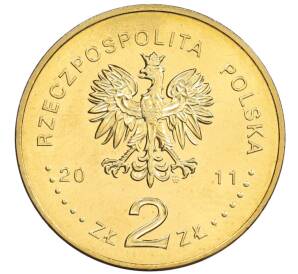2 злотых 2011 года Польша «Польские путешественники — Фердинанд Оссендовский» — Фото №2