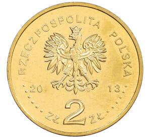 2 злотых 2013 года Польша «Польские суда — Военно-транспортный корабль Люблин» — Фото №2