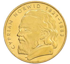 2 злотых 2013 года Польша «130 лет со дня смерти Циприана Камиля Норвида» — Фото №1