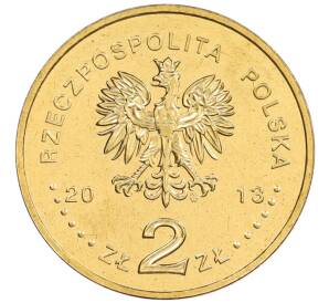 2 злотых 2013 года Польша «100 лет Польскому театру в Варшаве» — Фото №2