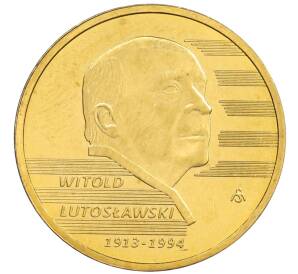 2 злотых 2013 года Польша «100 лет со дня рождения Витольда Лютославского» — Фото №1