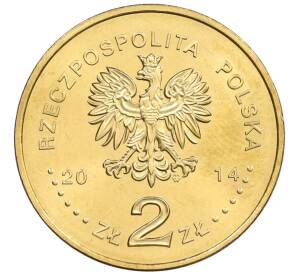 2 злотых 2014 года Польша «Польская олимпийская сборная на Олимпиаде в Сочи 2014» — Фото №2