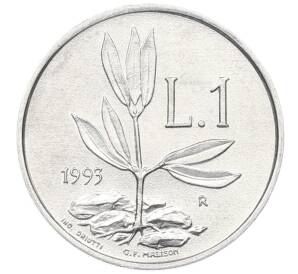1 лира 1993 года Сан-Марино — Фото №1