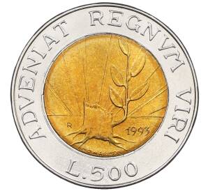 500 лир 1993 года Сан-Марино — Фото №1