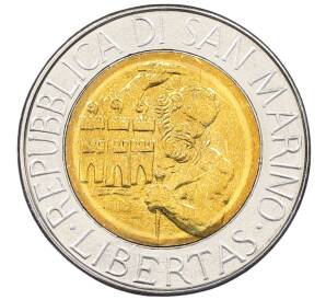 500 лир 1994 года Сан-Марино — Фото №2