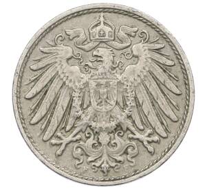 10 пфеннигов 1914 года F Германия — Фото №2