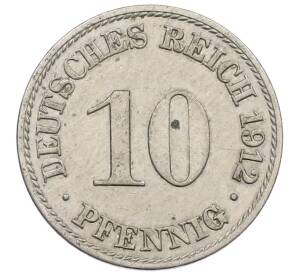 10 пфеннигов 1912 года A Германия — Фото №1