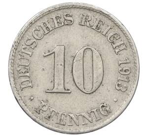 10 пфеннигов 1913 года D Германия — Фото №1