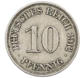 10 пфеннигов 1912 года J Германия — Фото №1