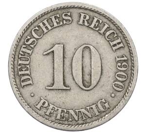 10 пфеннигов 1900 года A Германия — Фото №1