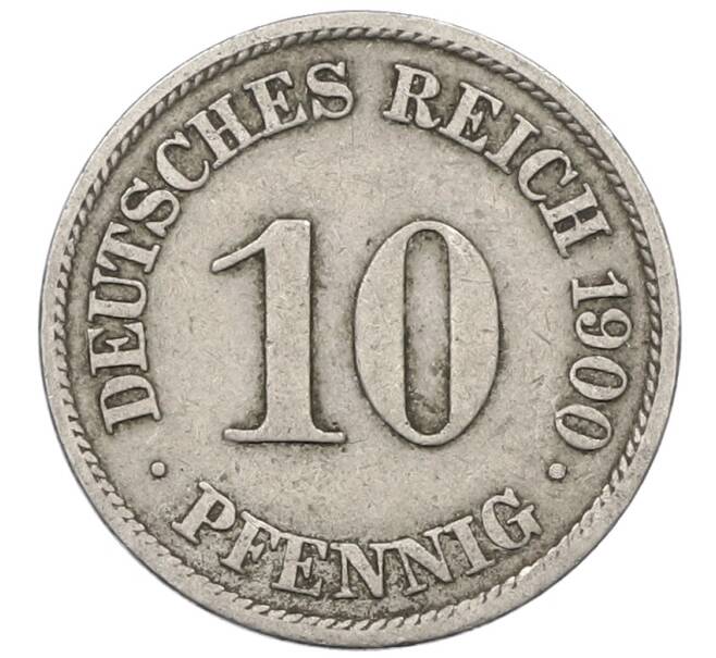 Монета 10 пфеннигов 1900 года A Германия (Артикул: M2-89368) — Фото №1
