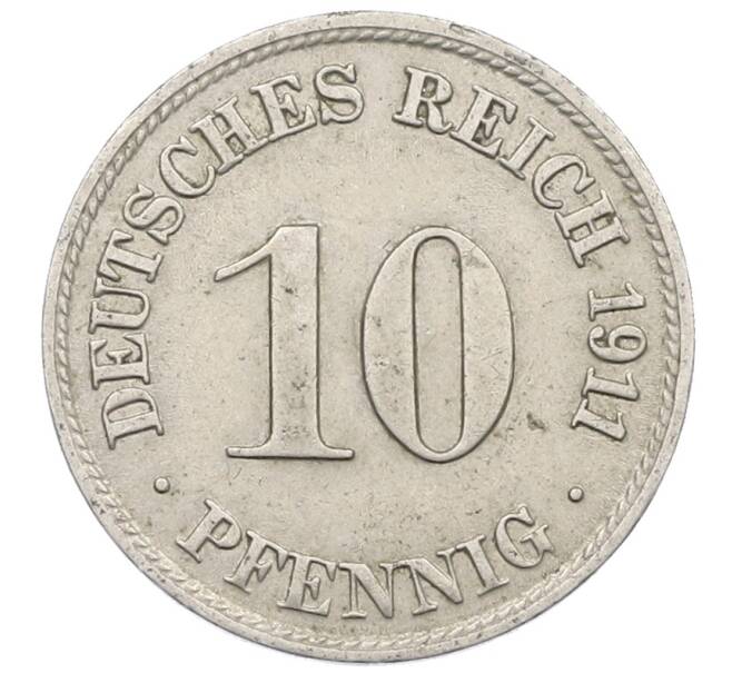 Монета 10 пфеннигов 1911 года D Германия (Артикул: M2-89370) — Фото №1