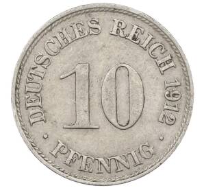 10 пфеннигов 1912 года D Германия — Фото №1