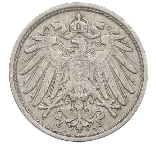 Монета 10 пфеннигов 1912 года D Германия (Артикул: M2-89372) — Фото №2