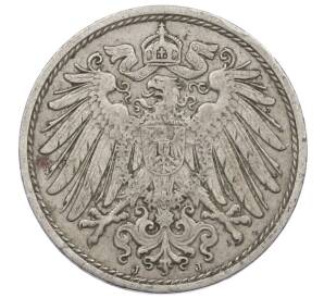 10 пфеннигов 1912 года J Германия — Фото №2