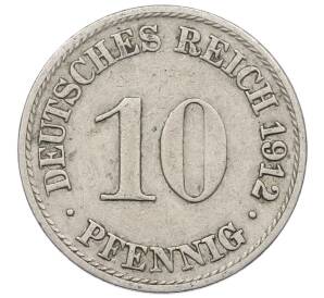10 пфеннигов 1912 года A Германия — Фото №1