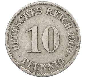 10 пфеннигов 1900 года A Германия — Фото №1